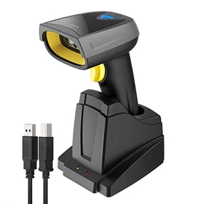 Afbeelding van Inateck 2D Barcodescanner Draadloos, Bluetooth QR codescanner, Imager met 2000 mAh batterij, Schermbarcodes lezen, BCST 52
