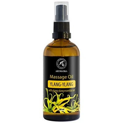 Afbeelding van Ylang Massageolie 100ml Amandel en Druivenpitolie Natuurlijke Essentiële Jasmijnolie Cosmetica met Een Heerlijke Geur voor Schoonheid Verzorgingsolie Massage Oliën