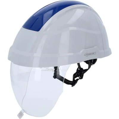 Afbeelding van Werkveiligheidshelm met gezichtsbescherming, blauw KS Tools 117.0135