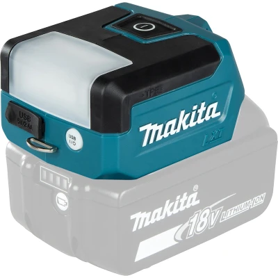 Afbeelding van Makita handlamp lxb 107x77mm beh kunstst bl hoofdlamp led m dml817
