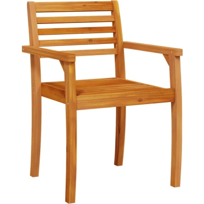 Afbeelding van Tuinstoelen 2 st 59x55x85 cm massief acaciahout