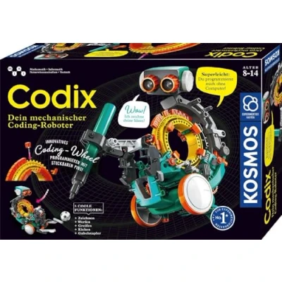 Afbeelding van Kosmos 620646, Codix Uw mechanische coderingsrobot: Experimentkit, Zilver
