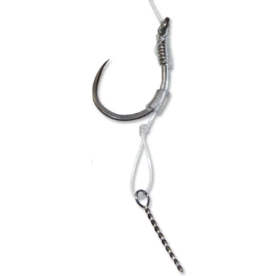 Afbeelding van Maver Invincible CS 24 Spike Hair Rig Barbless 8pcs Maat : 10cm haak 16 0.20mm