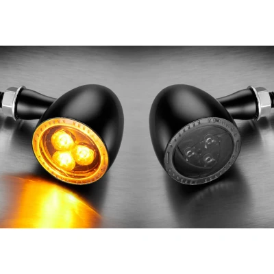 Afbeelding van Kellermann LED draaisignaal Bullet 1000 Donker, zwart, getint glas, zwart voor man