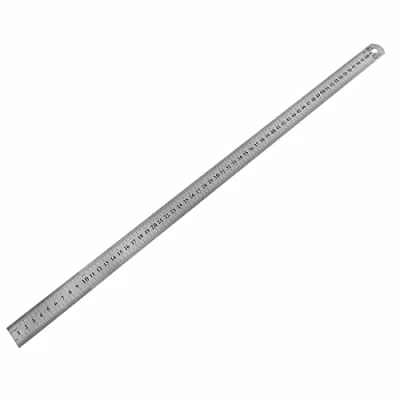 Afbeelding van Garden Mile 60Cm Staal Heerser Meten Markering Tool Metalen Industriële Hand Precisie Regel Diy Thuis Indoor Outdoor Professionele Gebruik Maatregel