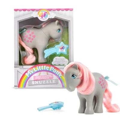 Afbeelding van My Little Pony, Snuzzle Classic Basic Fun, 35326, retro paardencadeau voor jongens en meisjes, eenhoorn speelgoed meisjes van 3 jaar ouder