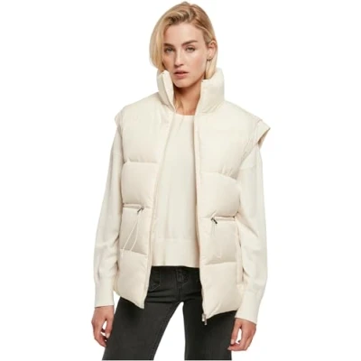 Afbeelding van Urban Classics Bodywarmer, Dames, Maat: Small, Whitesand