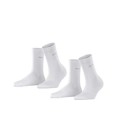 Afbeelding van Esprit Basic EASY 2PACK UNI Sokken, Dames, Maat: 39 42, White (2000)