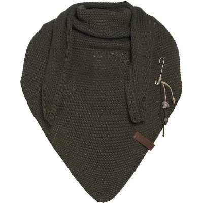 Afbeelding van Knit Factory COCO Deluxe Halsdoek, Dames, Maat: One Size, Khaki copper
