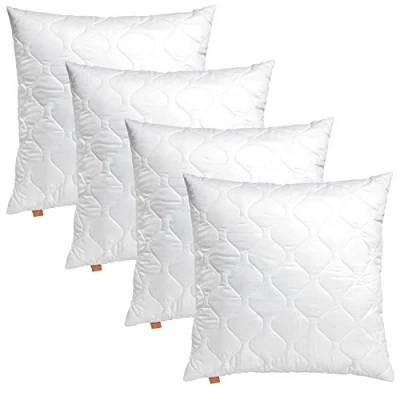 Afbeelding van sleepling 191173 set van 4 kussens met ritssluiting, 100% microvezel, 40 x cm, wit