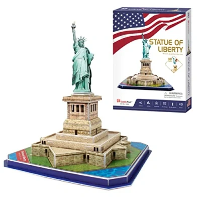 Afbeelding van 3D puzzel vrijheidsbeeld, voor kinderen, modelbouwset puzzel, volwassenen, 40 delen