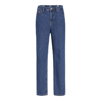 Afbeelding van Jack &amp; Jones Junior Jjichris Jjoriginal JNR Straight leg jeans voor kinderen, Maat: 140, Blue denim