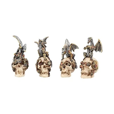 Afbeelding van Nemesis nu Mind Machines 10,5 cm Set van vier beeldjes wit, One Size