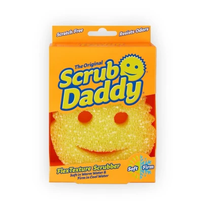 Afbeelding van Scrub Daddy Original schoonmaak spons, 10 x 3,8cm Geel