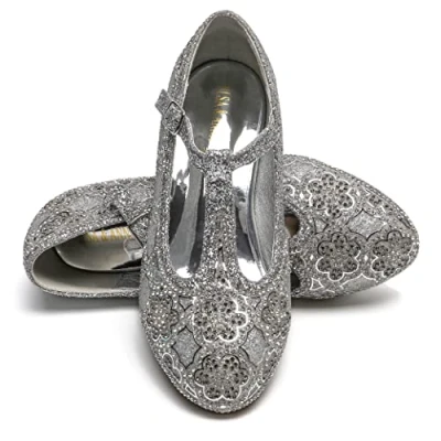 Afbeelding van ELSA &amp; ANNA® Meisjes Prinses Sneeuw Koningin Wedged Party Schoenen Sandalen SIL21 (25 EU)