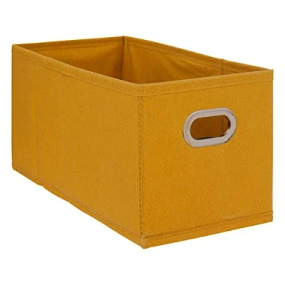 Afbeelding van 5Five Opbergmand mosterd 15 x 31 cm (S) Opvouwbaar