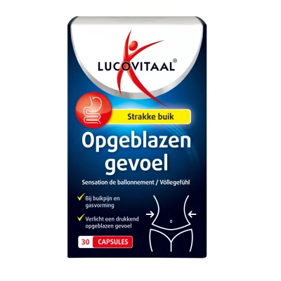 Afbeelding van 3x Lucovitaal Opgeblazen Gevoel 30 capsules