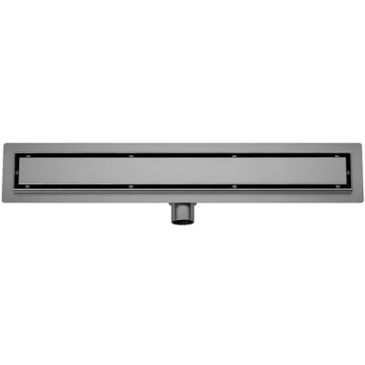 Afbeelding van Douchegoot met Tegelrooster en Flens Wiesbaden Suus 100x7 Cm Gunmetal