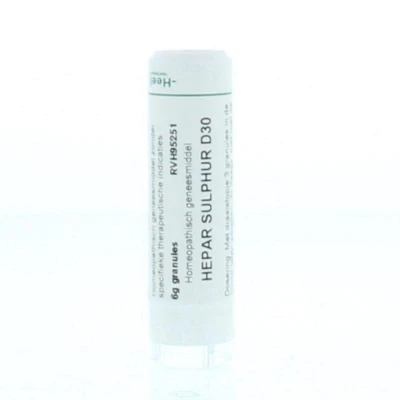 Afbeelding van Homeoden Heel Hepar Sulphur D30, 6 gram