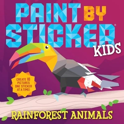 Afbeelding van Paint by Sticker Kids: Rainforest Animals