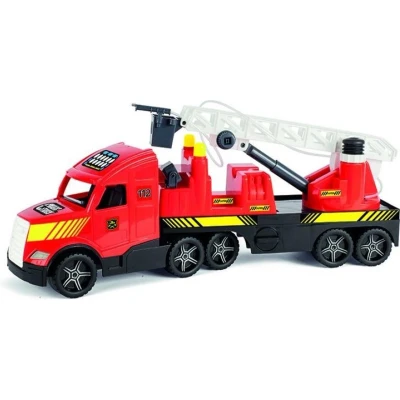 Afbeelding van Wader Mega Brandweer Truck 79cm Rood