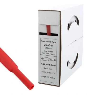 Afbeelding van 10m krimpkous 4,8mm&gt;2,4mm rood