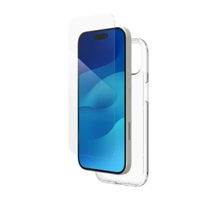 Afbeelding van Invisible Shield Glass Elite 360 Bundel iPhone 15 transparant