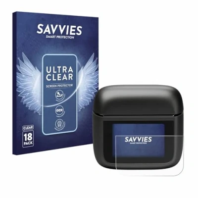Afbeelding van Savvies Screenprotector voor JBL Tour Pro 3 Folie Beschermfolie transparant (18 Stuks)