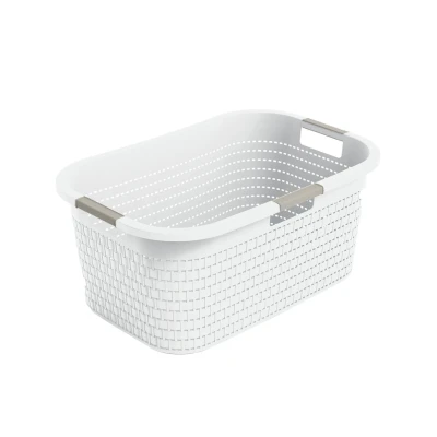 Afbeelding van Rotho Country Wasmand 40L Wit
