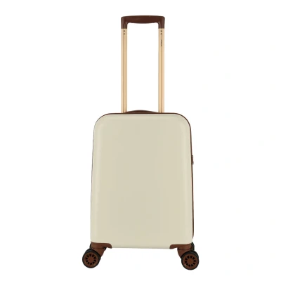 Afbeelding van Decent Retro Handbagage Koffer 55 cm White