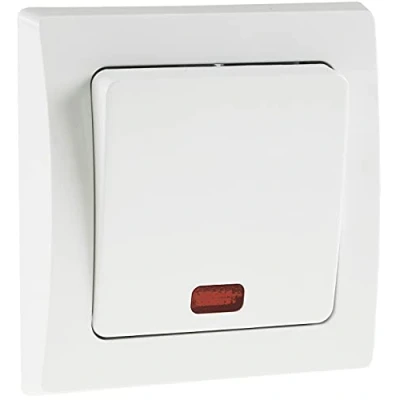 Afbeelding van DELPHI bedieningsschakelaar 250V / 10A, UP, wit