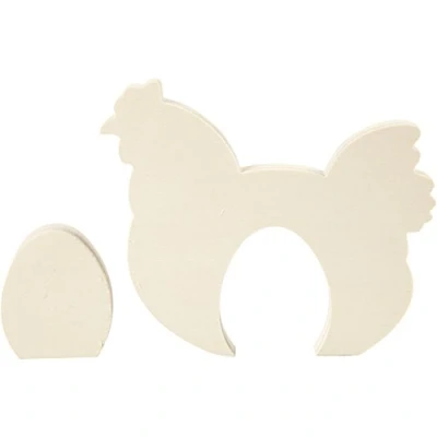 Afbeelding van 2in1 Figuren, h: 7,5+16 cm, b: 6,3+19,5 1 set, triplex