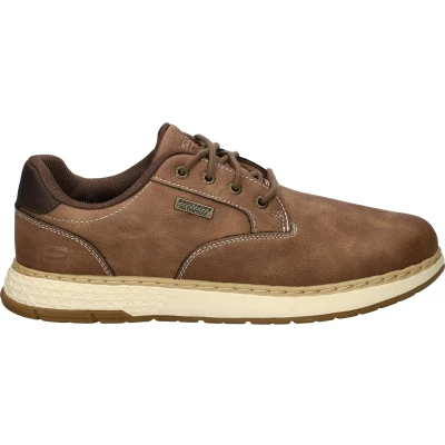 Afbeelding van Skechers Garlan Pryor heren sneaker Bruin Maat 43
