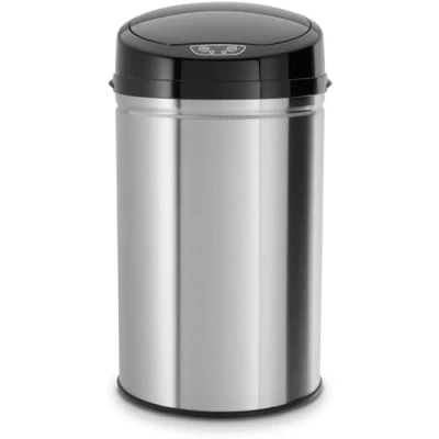 Afbeelding van ECHTWERK Vuilnisemmer INOX BRUSHED Infraroodsensor, romp van edelstaal, inhoud 30 liter (2 delig)
