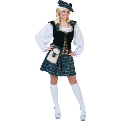 Afbeelding van &quot;Schotse vrouw kostuum Verkleedkleding Large&quot;
