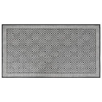 Afbeelding van Buitenkleed omkeerbaar 80x150 cm grijs en wit