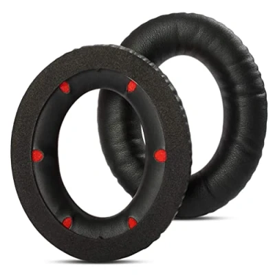 Afbeelding van DowiTech Verbeterd geluid Hoofdtelefoon Oorkussens Headset Vervanging Compatibel met HyperX Cloud Revolver S Gaming