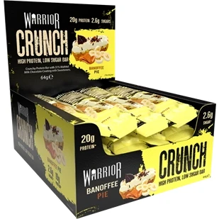Afbeelding van Warrior Crunch Bar Banoffee Pie (12 x 64 gr)
