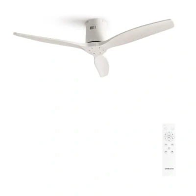 Afbeelding van CREATE /WINDCALM DC/Plafondventilator met witte gelijkstroommotor/Silent, timer