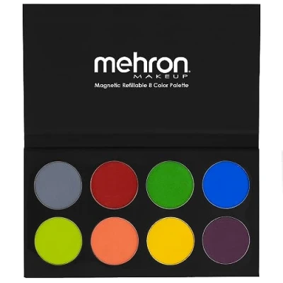Afbeelding van Mehron Paradise Makeup AQ Schmink op Waterbasis 8 kleurenpalet Tropical
