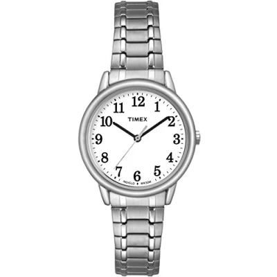 Afbeelding van Timex Easy Reader 30mm stretch band quartz horloge voor dames TW2P78500