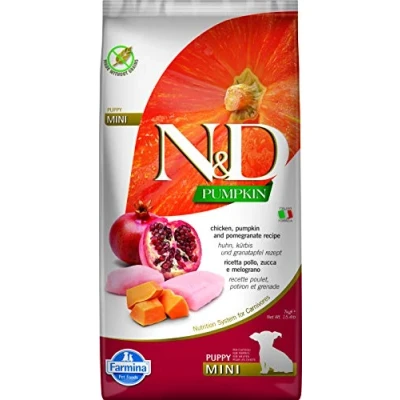 Afbeelding van N&amp;D Pumpkin puppyvoeding Kip small breed 7 kg.