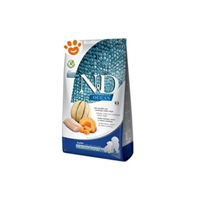 Afbeelding van N&amp;D Ocean Puppyvoeding Kabeljauw met Pompoen medium/maxi 12 kg.