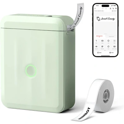 Afbeelding van Niimbot D110M Labelprinter Labelmaker Groen Draadloos Lichtgewicht Direct Thermisch 203dpi 1500mAh Print Breedte 15mm