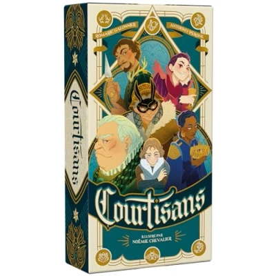 Afbeelding van Courtisans Kaart en Bluffspel vanaf 8 jaar ideaal voor vrienden familie bordspel tactiek plot inhaalspellen Blackrock Games