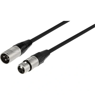 Afbeelding van Monacor MECR 600/SW XLR Kabel [1x stekker 1x bus] 6 m Zwart