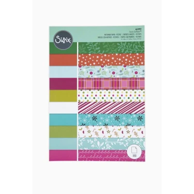 Afbeelding van Sizzix Patterned Paper A4 Festive (10x8pcs) (665992) (DISCONTINUED)