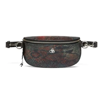 Afbeelding van SCOTCH &amp; SODA Leather Bumbag In Print Snake