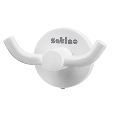 Afbeelding van Kledinghaak Satino 2 haaks wit 332180