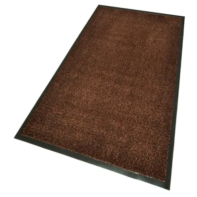 Afbeelding van Modern Effen Deurmat Faro Terracotta 90x150 Cm